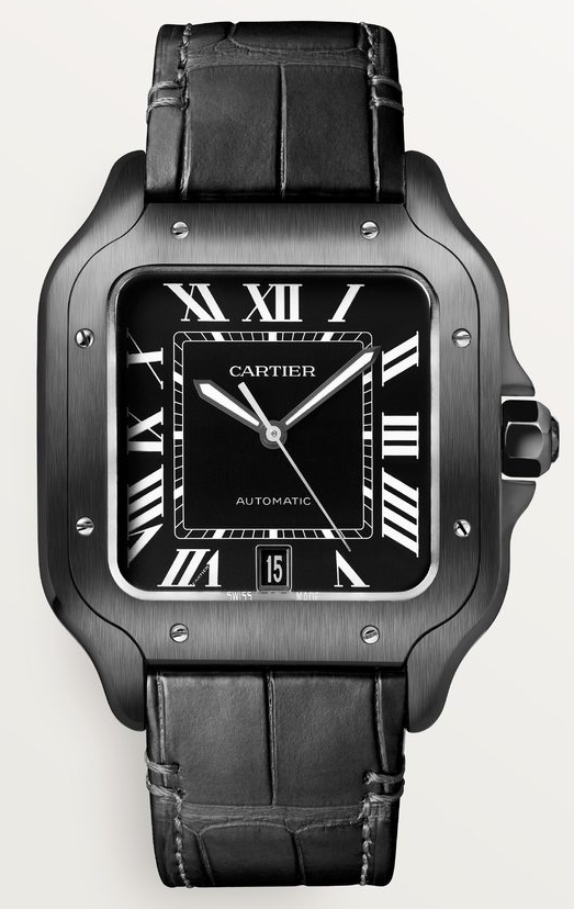 black men’s Cartier watch.