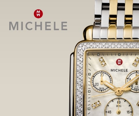 Michele Meggie Gold Diamond Watch MWW33B000003
